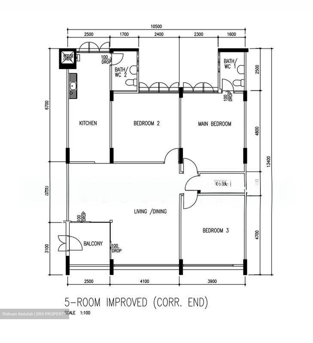 Blk 802 Woodlands Street 81 (Woodlands), HDB 5 Rooms #588934471